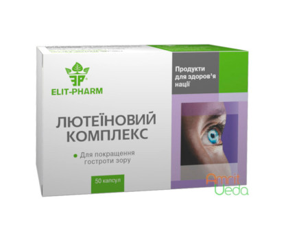 Lutein Complex Elite-Pharm, 50 cápsulas