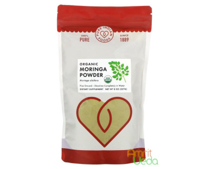 Moringa polvo Pure Indian Foods, 227 gramoss