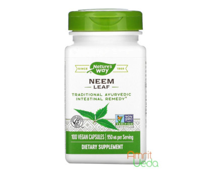 Neem Nature's Way, 100 cápsulas