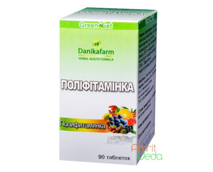 Polyfitaminka Danikafarm, 90 tabletas