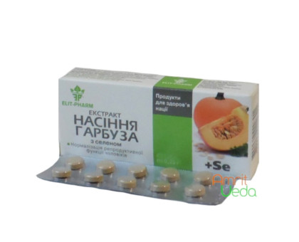 Pumpkin seed extracto Elit-Pharm, 80 tabletas