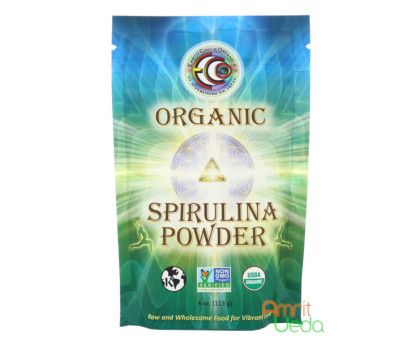 Spirulina polvo Earth Circle Organics, 113 gramoss