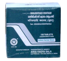 Manjishthadi kwatho, 100 tabletas - 100 gramoss