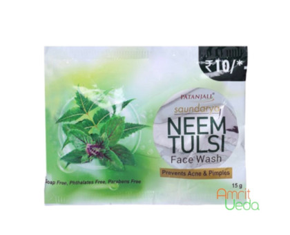 Face wash Saundarya Neem-Tulsi Patanjali, 15 gramoss