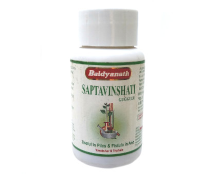 Saptavinshati Guggul Baidyanath, 80 tablets - 30 grams