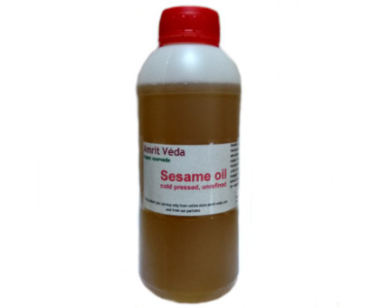 Black sesame aceite Amrit Veda, 500 ml