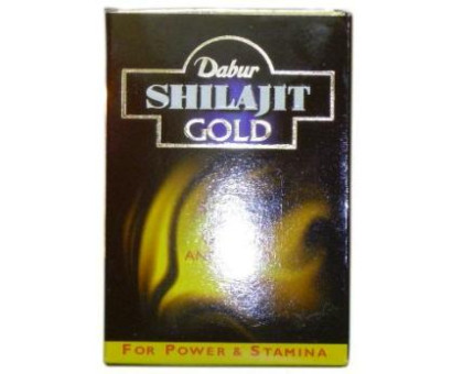 Shilajeet Gold Dabur, 20 cápsulas