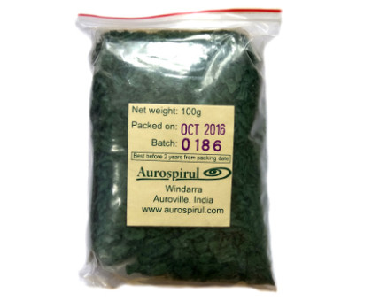 Spirulina crunches Aurospirul, 100 gramoss