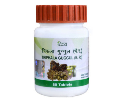 Triphala Guggul Patanjali, 80 tabletas - 40 gramoss