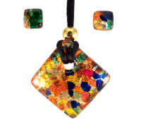 Pendant plus earrings